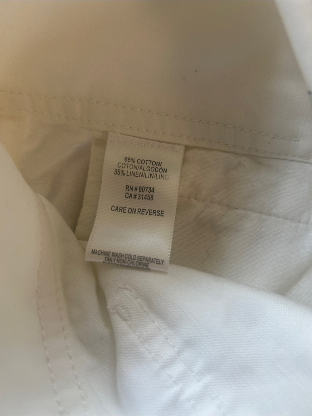 Vintage BCBGMaxAzria Runway White Shorts Size 2 - Picture 8 of 14